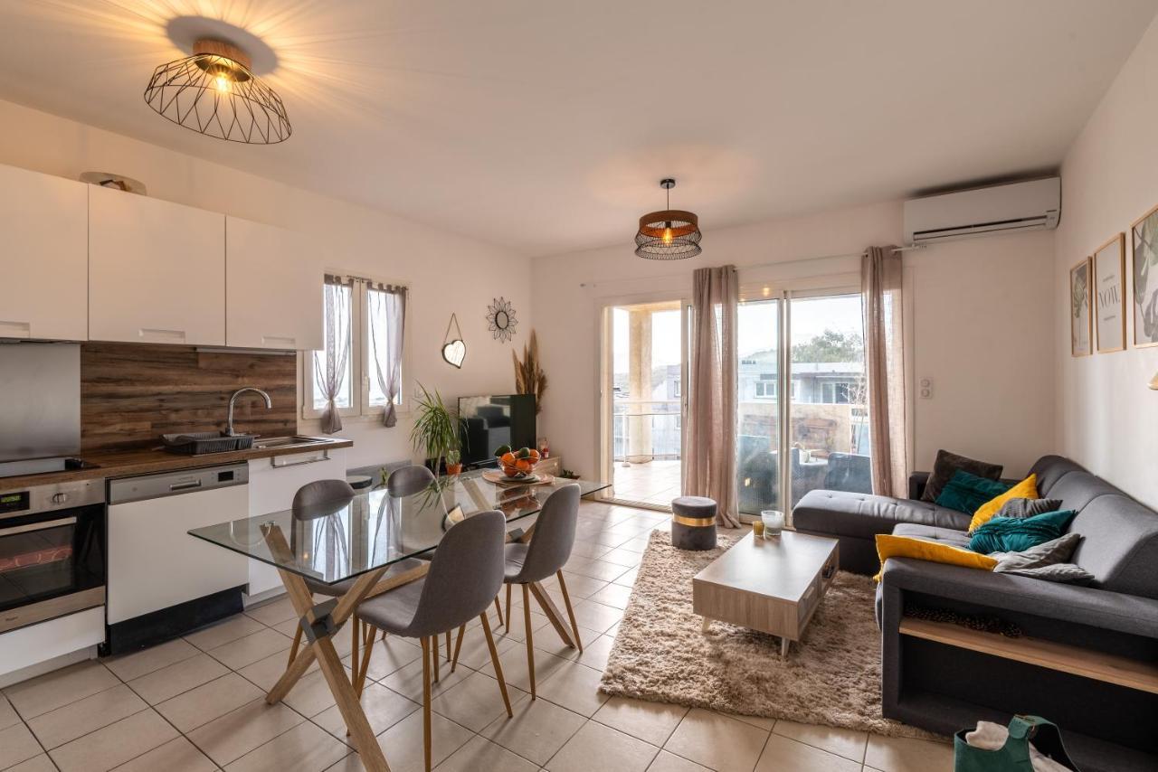 U Nidu - A Ajaccio, Magnifique Appartement 4 Couchages Vue Mer Ajaccio  Exteriér fotografie